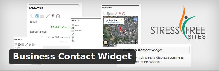 Business contact widget